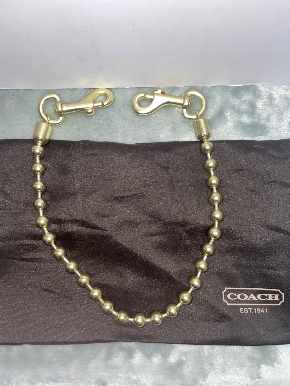 Coach ‘Amanda’ Satin Foldover Clutch - Picture 7 of 13